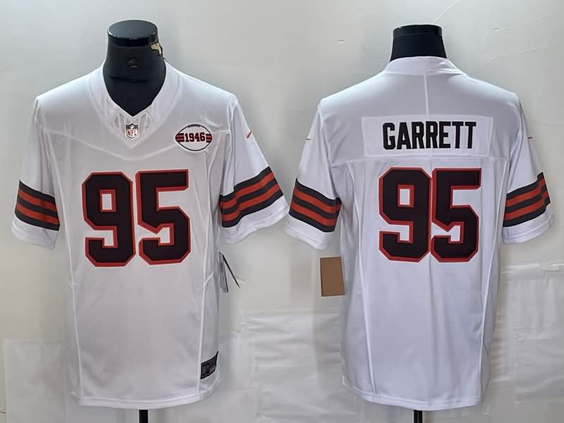 Cleveland Browns White NFL Jersey 02