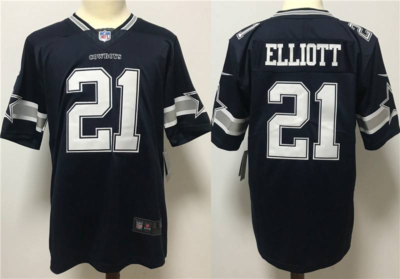 Dallas Cowboys Dark Blue NFL Jersey 02