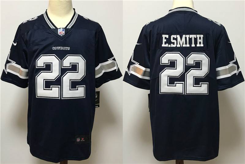 Dallas Cowboys Dark Blue NFL Jersey 02