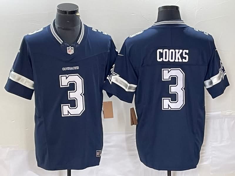 Dallas Cowboys Dark Blue NFL Jersey 05