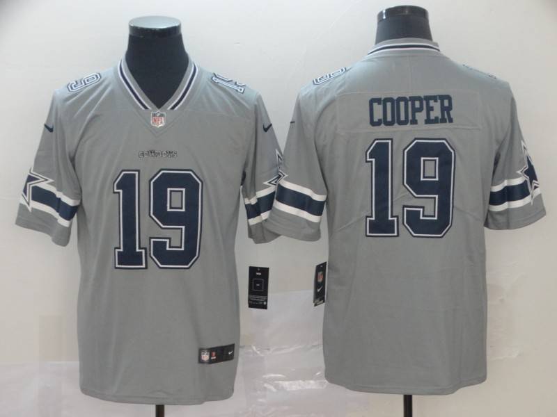 Dallas Cowboys Grey Inverted Legend NFL Jersey