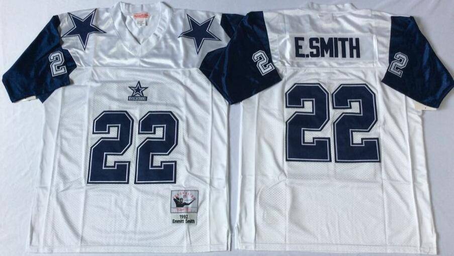 Dallas Cowboys White Retro NFL Jersey 02