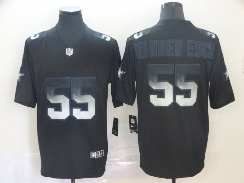 Dallas Cowboys Black Smoke Fashion NFL Jersey