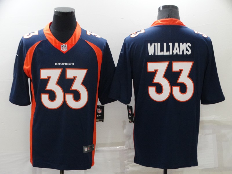 Denver Broncos Dark Blue NFL Jersey