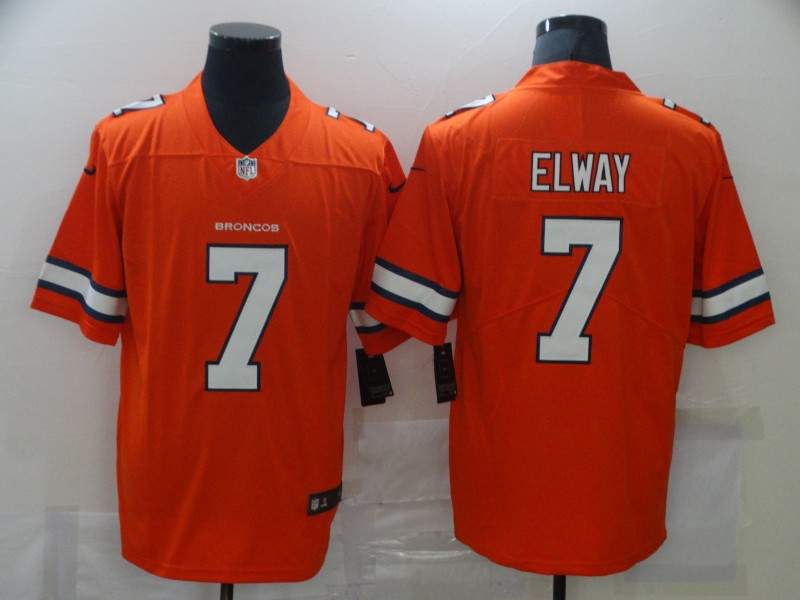 Denver Broncos Orange NFL Jersey 02