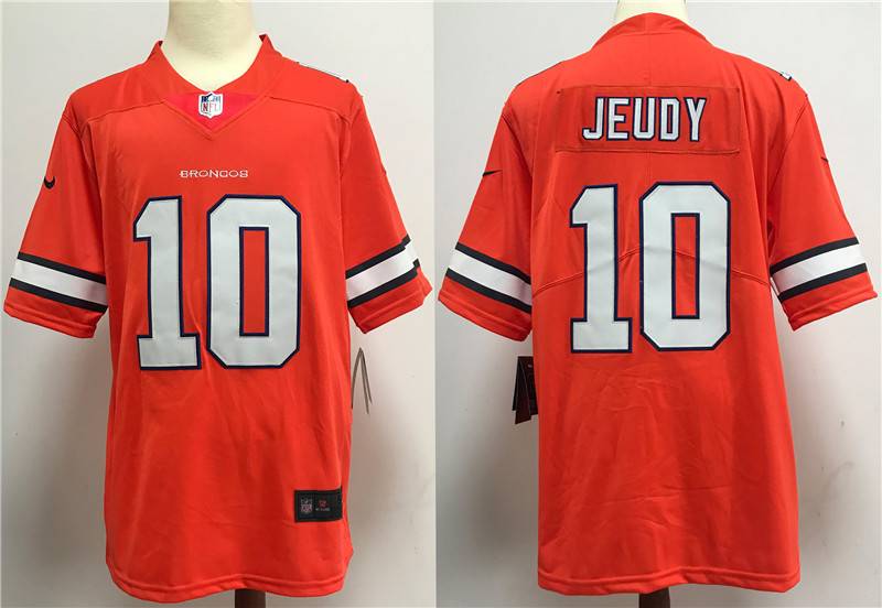 Denver Broncos Orange NFL Jersey 02