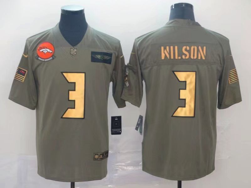 Denver Broncos Olive Salute To Service NFL Jersey 03