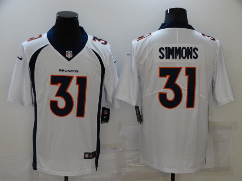 Denver Broncos White NFL Jersey