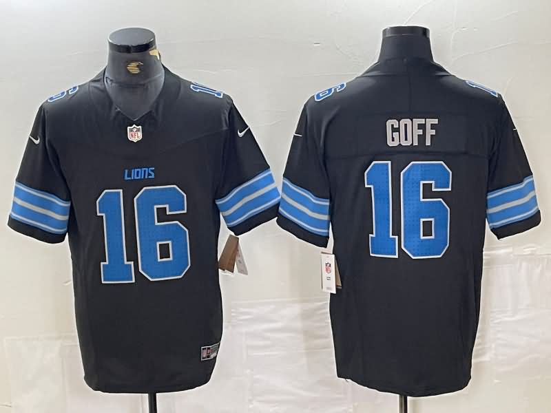 Detroit Lions Black NFL Jersey 02