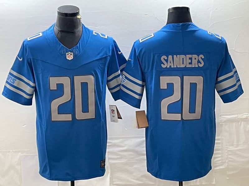 Detroit Lions Blue NFL Jersey 02