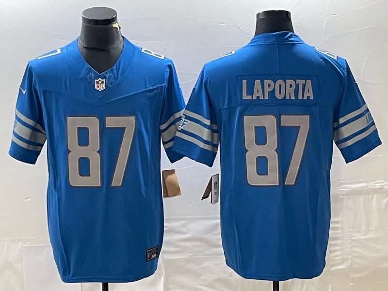 Detroit Lions Blue NFL Jersey 02