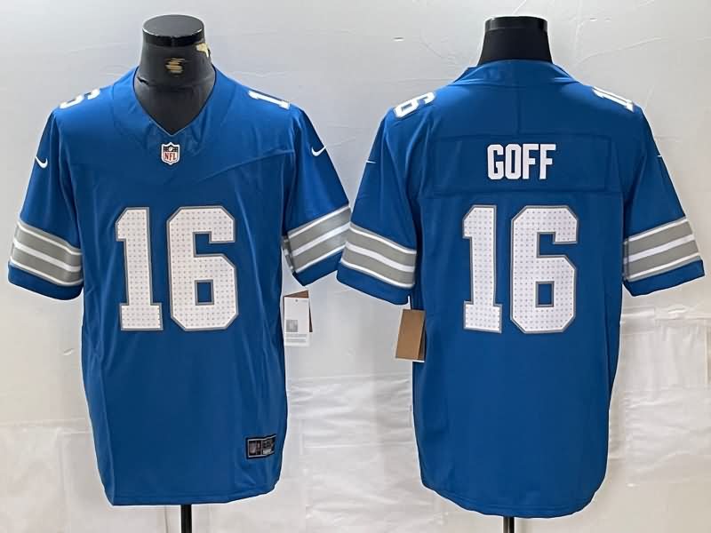 Detroit Lions Blue NFL Jersey 03