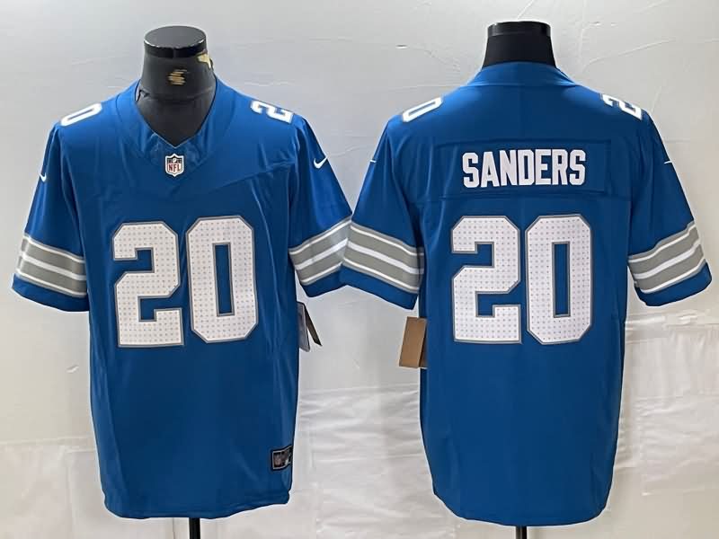 Detroit Lions Blue NFL Jersey 03