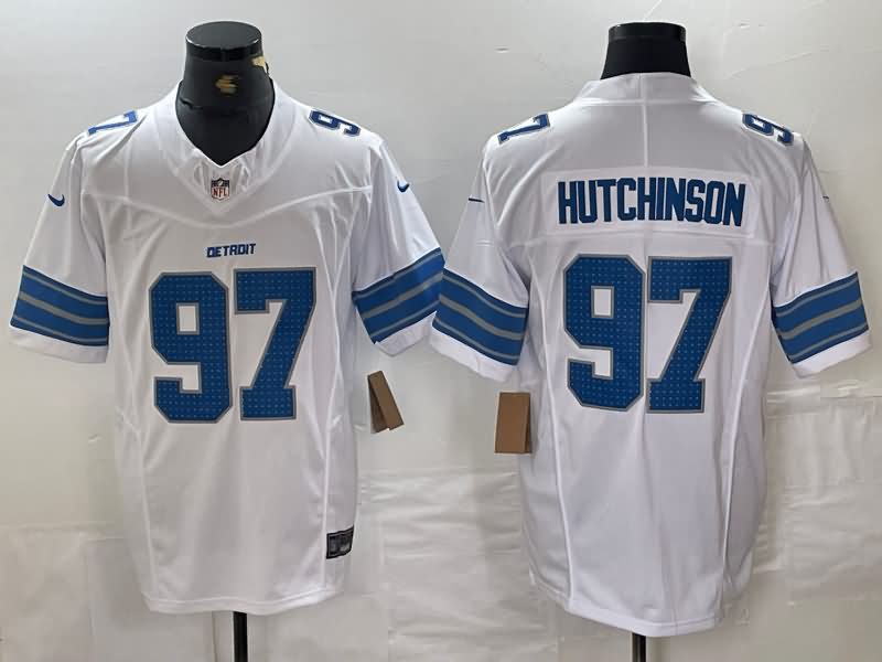 Detroit Lions White NFL Jersey 03