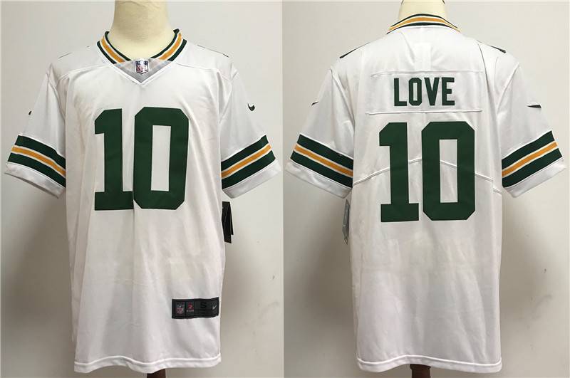 Green Bay Packers White NFL Jersey