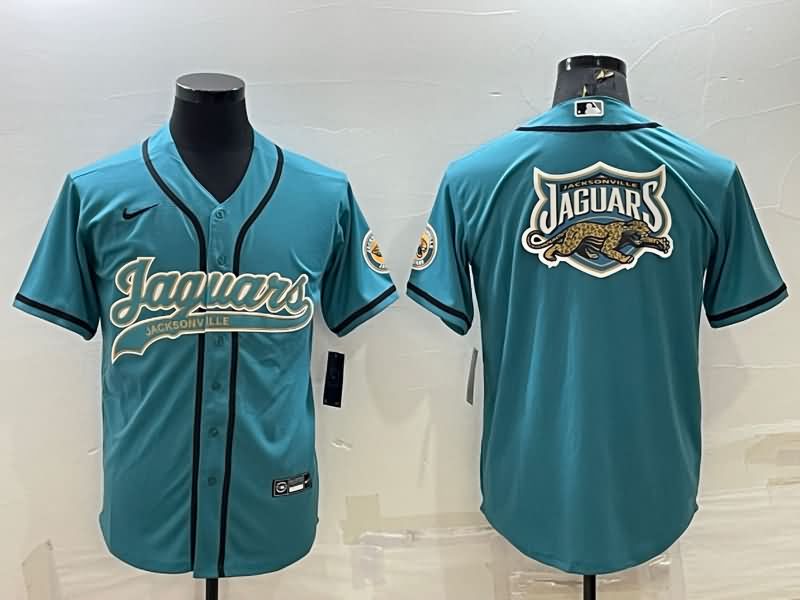 Jacksonville Jaguars Green MLB&NFL Jersey