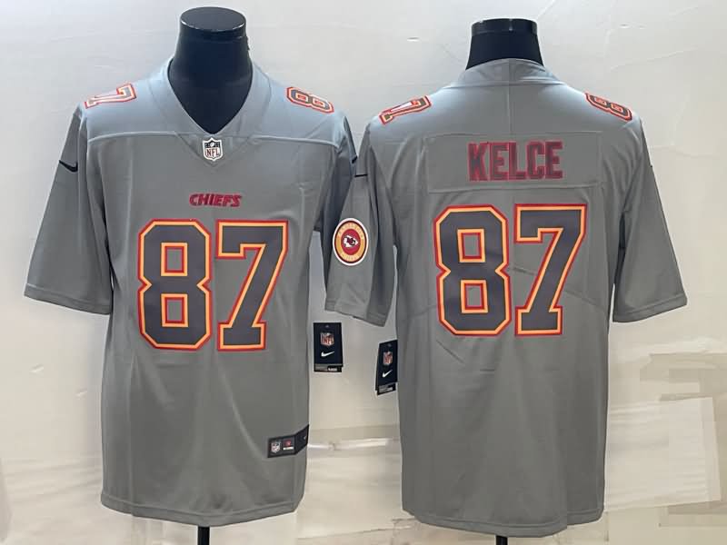 Kansas City Chiefs Grey Atmosphere Fashion NFL Jersey