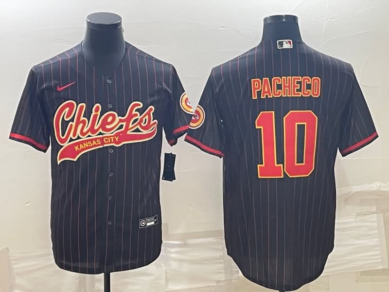 Kansas City Chiefs Black MLB&NFL Jersey 03