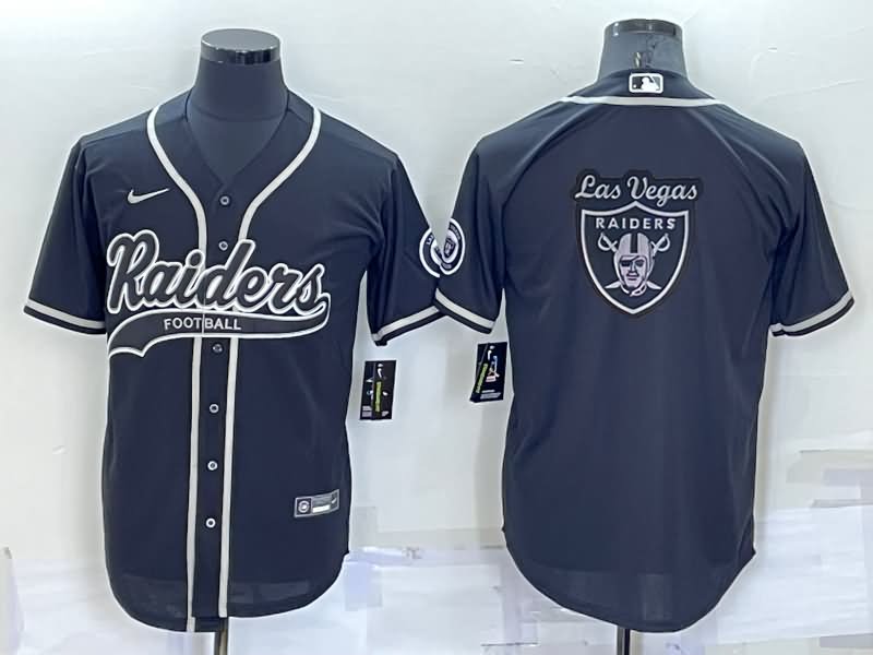 Las Vegas Raiders Black MLB&NFL Jersey