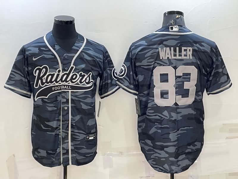 Las Vegas Raiders Camouflage MLB&NFL Jersey