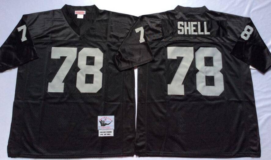 Las Vegas Raiders Black Retro NFL Jersey