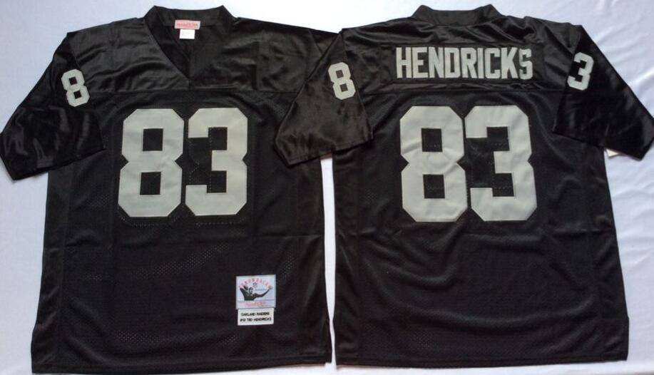 Las Vegas Raiders Black Retro NFL Jersey