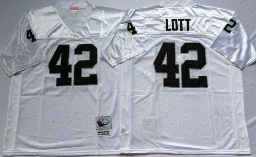 Las Vegas Raiders White Retro NFL Jersey