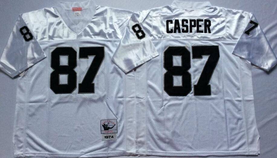 Las Vegas Raiders White Retro NFL Jersey