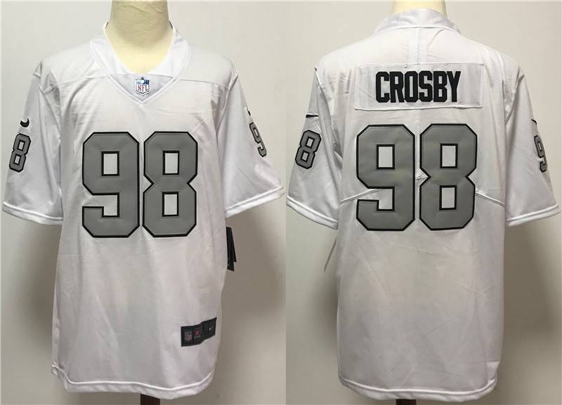 Las Vegas Raiders White NFL Jersey 02