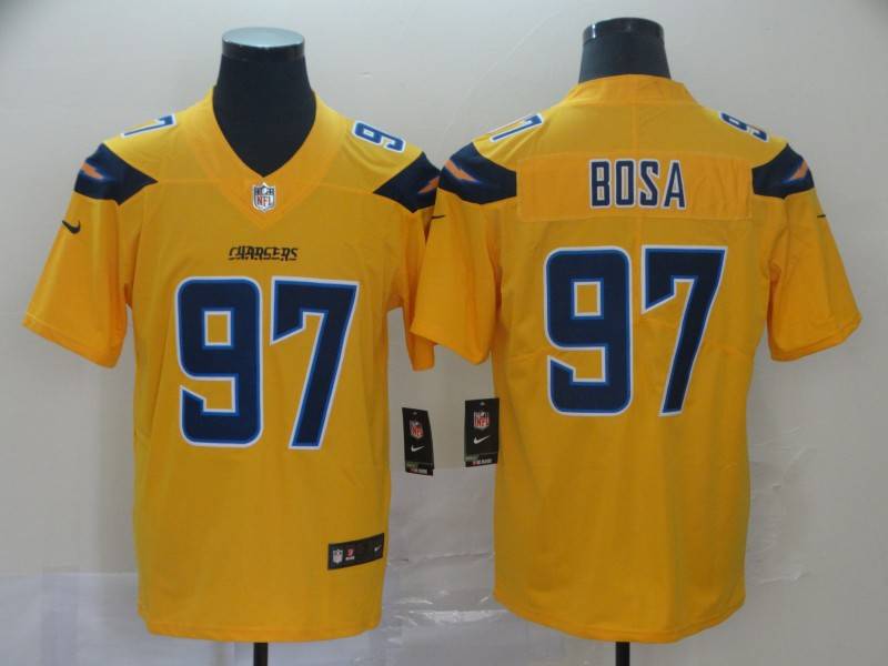 Los Angeles Chargers Yellow Inverted Legend NFL Jersey