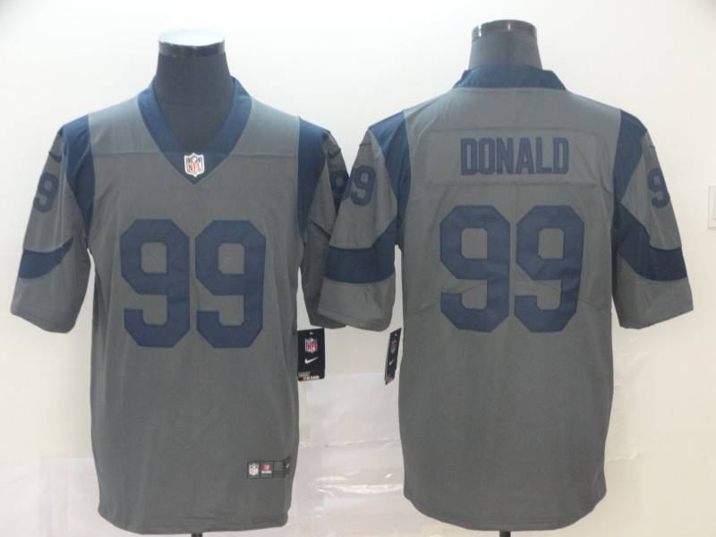 Los Angeles Rams Grey Inverted Legend NFL Jersey