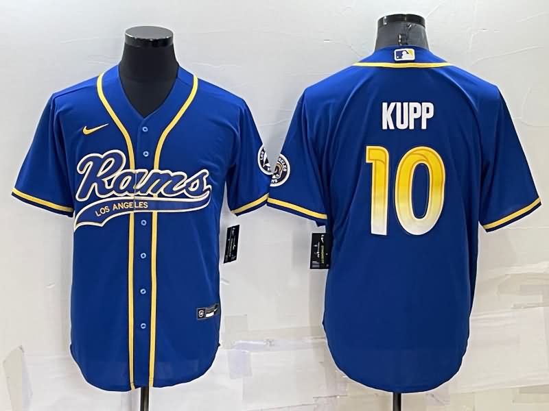 Los Angeles Rams Blue MLB&NFL Jersey