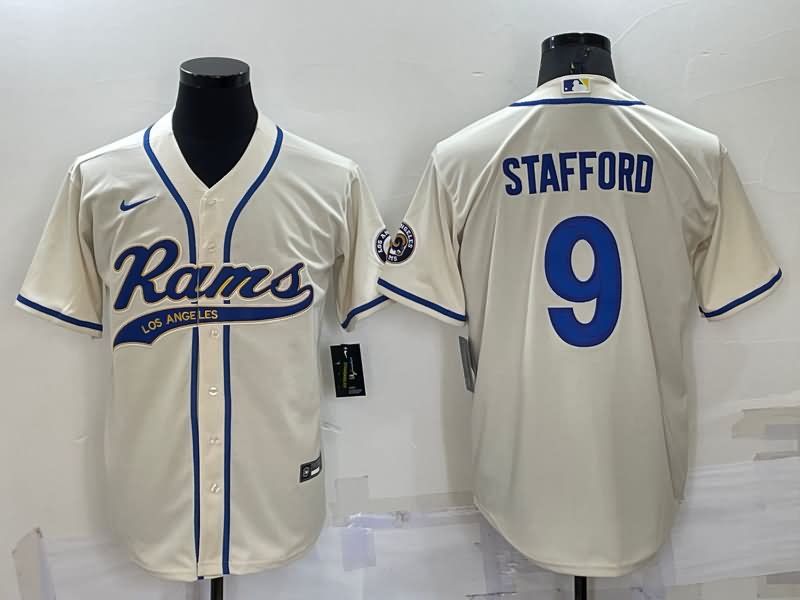 Los Angeles Rams Bone MLB&NFL Jersey