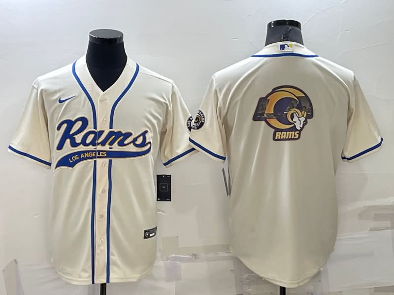 Los Angeles Rams Bone MLB&NFL Jersey