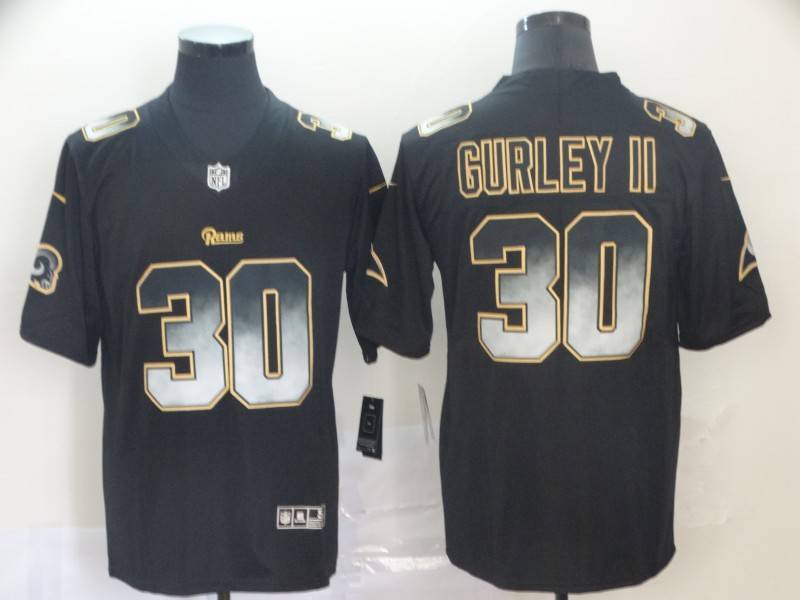 Los Angeles Rams Black Smoke Fashion NFL Jersey