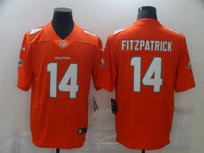 Miami Dolphins Orange NFL Jersey