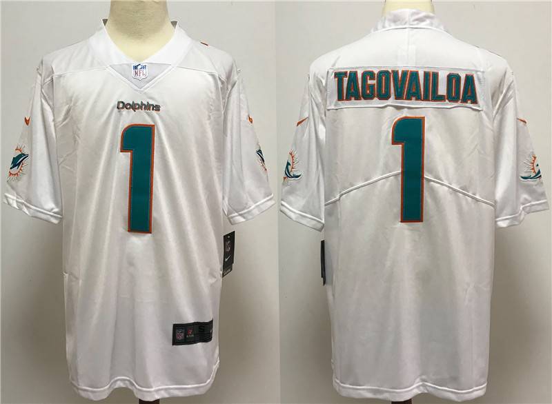 Miami Dolphins White NFL Jersey