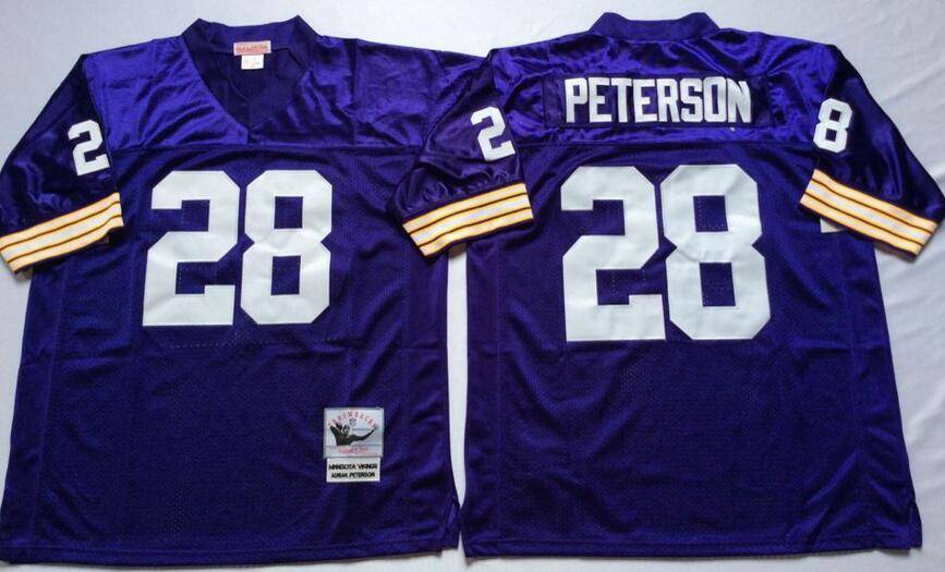 Minnesota Vikings Purple Retro NFL Jersey