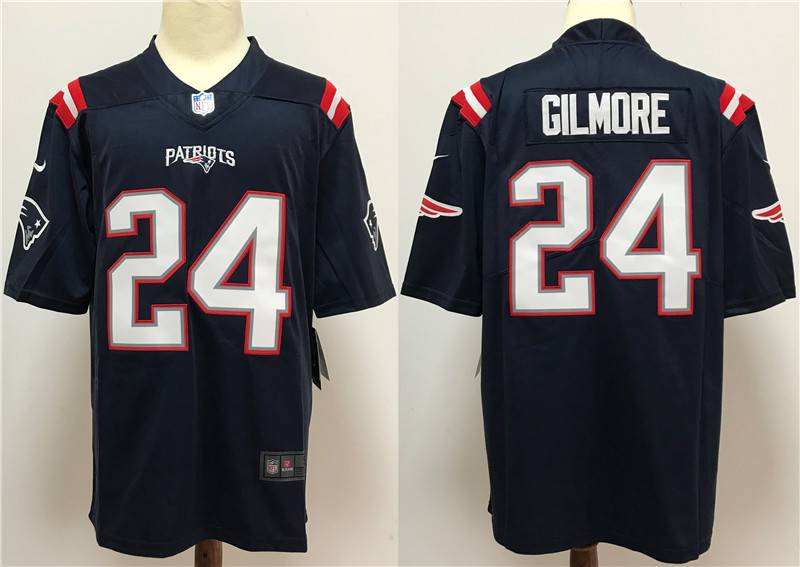 New England Patriots Dark Blue NFL Jersey