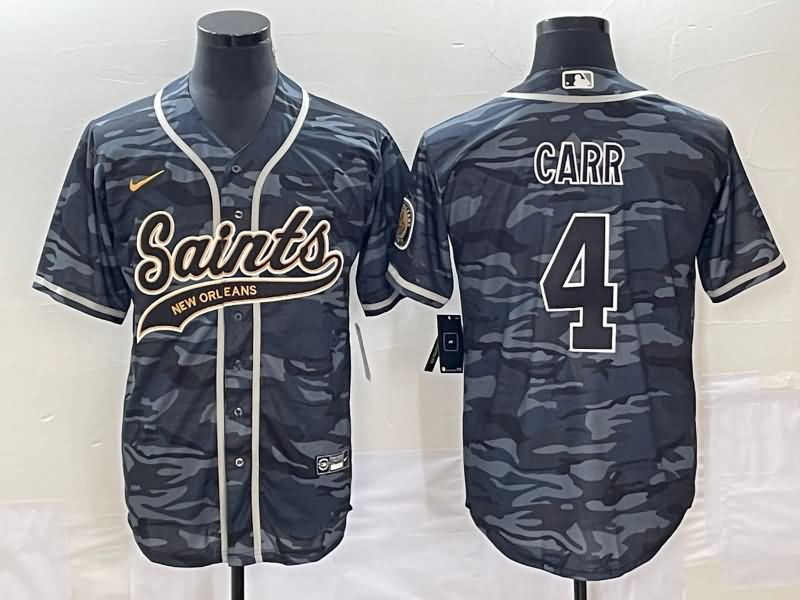 New Orleans Saints Camouflage MLB&NFL Jersey