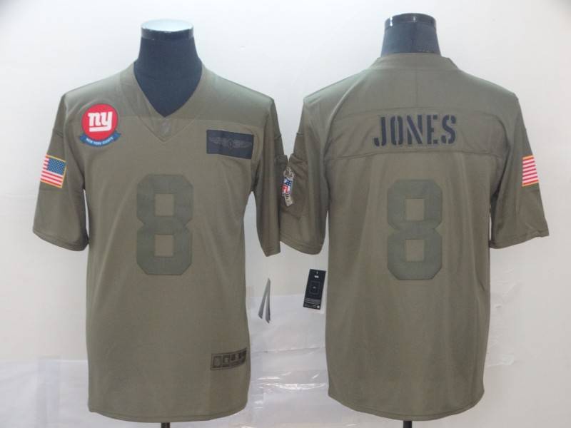 New York Giants Olive Salute To Service NFL Jersey