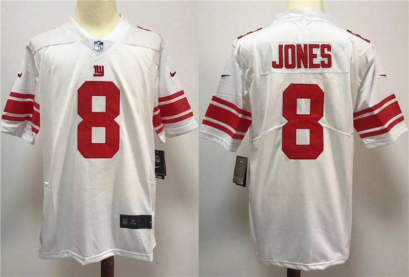 New York Giants White NFL Jersey 02