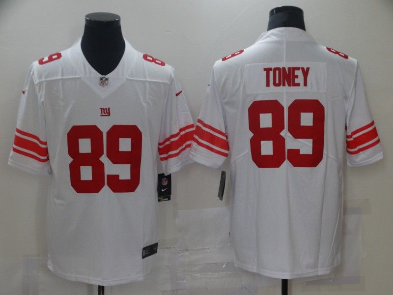 New York Giants White NFL Jersey 02