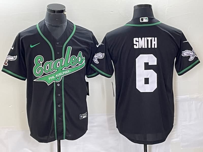 Philadelphia Eagles Black MLB&NFL Jersey 04