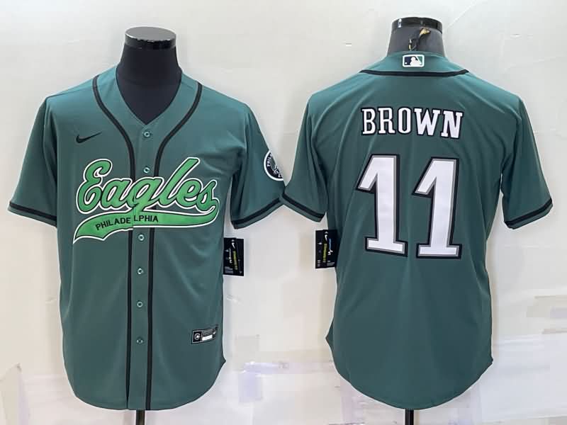 Philadelphia Eagles Green MLB&NFL Jersey