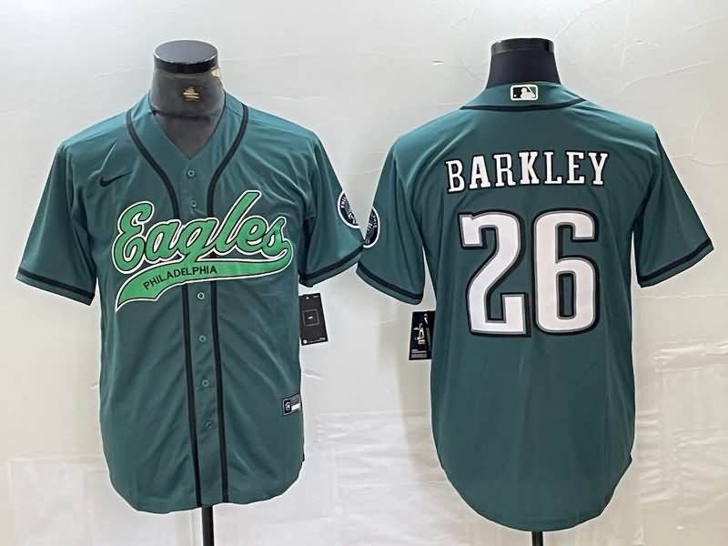 Philadelphia Eagles Green MLB&NFL Jersey