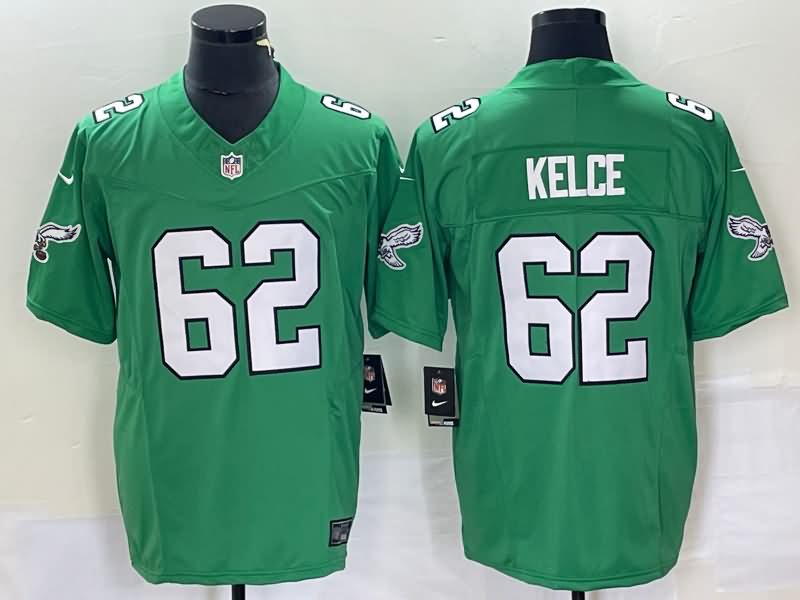 Philadelphia Eagles Green Retro NFL Jersey 03