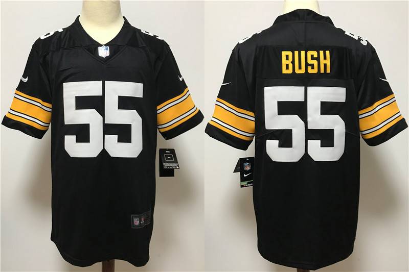 Pittsburgh Steelers Black NFL Jersey 02