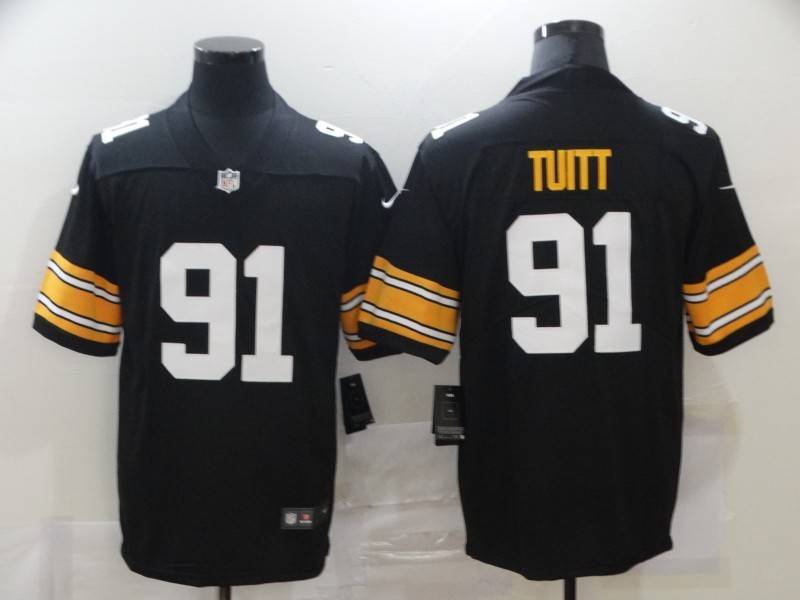 Pittsburgh Steelers Black NFL Jersey 02