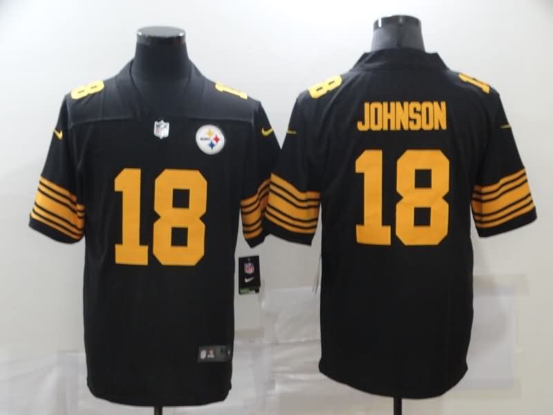 Pittsburgh Steelers Black NFL Jersey 03